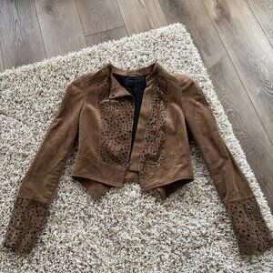 Never Worn BCBG MaxAzria Brown Suede Jacket (S)